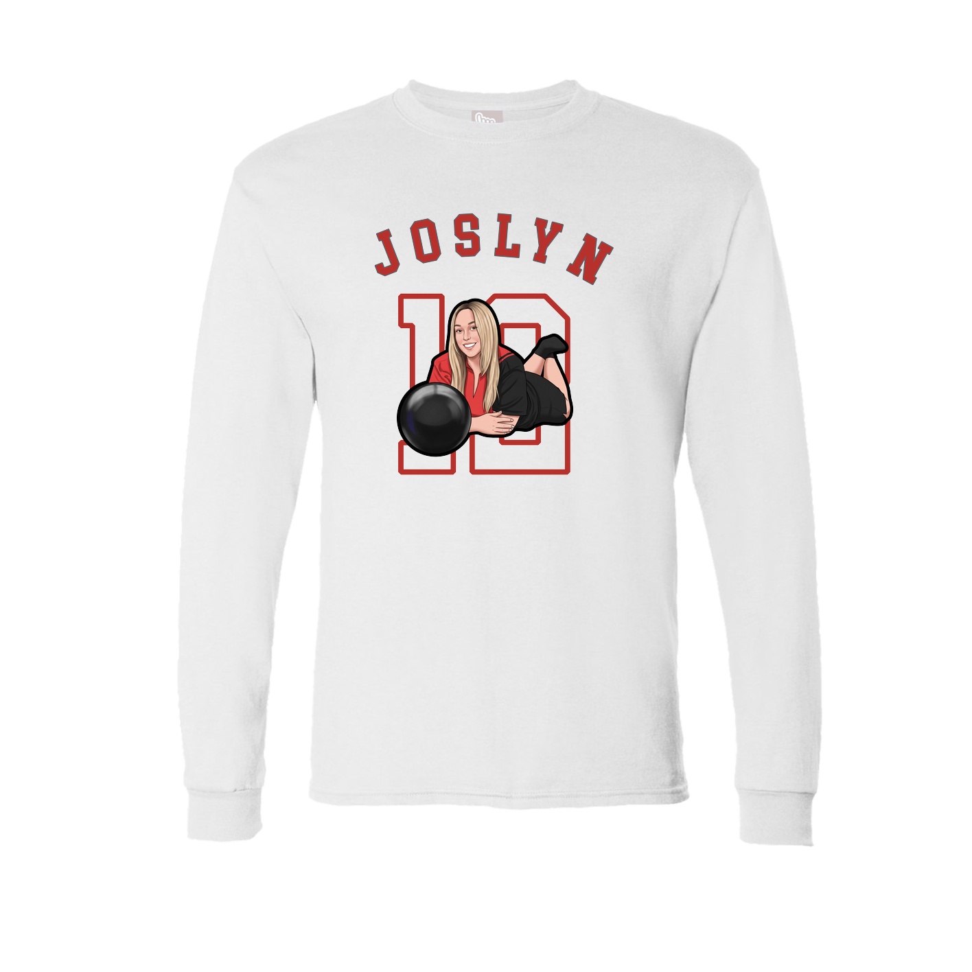 Long Sleeve Tee — Shirsey Arch in White