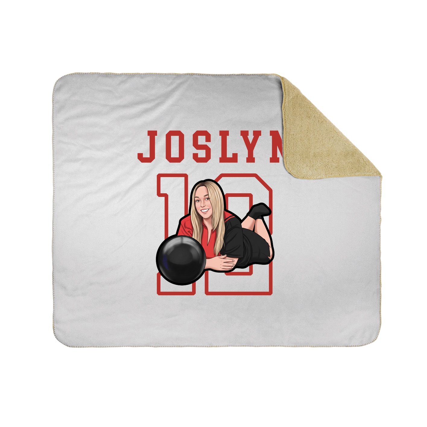 Throw Blanket — Shirsey in White