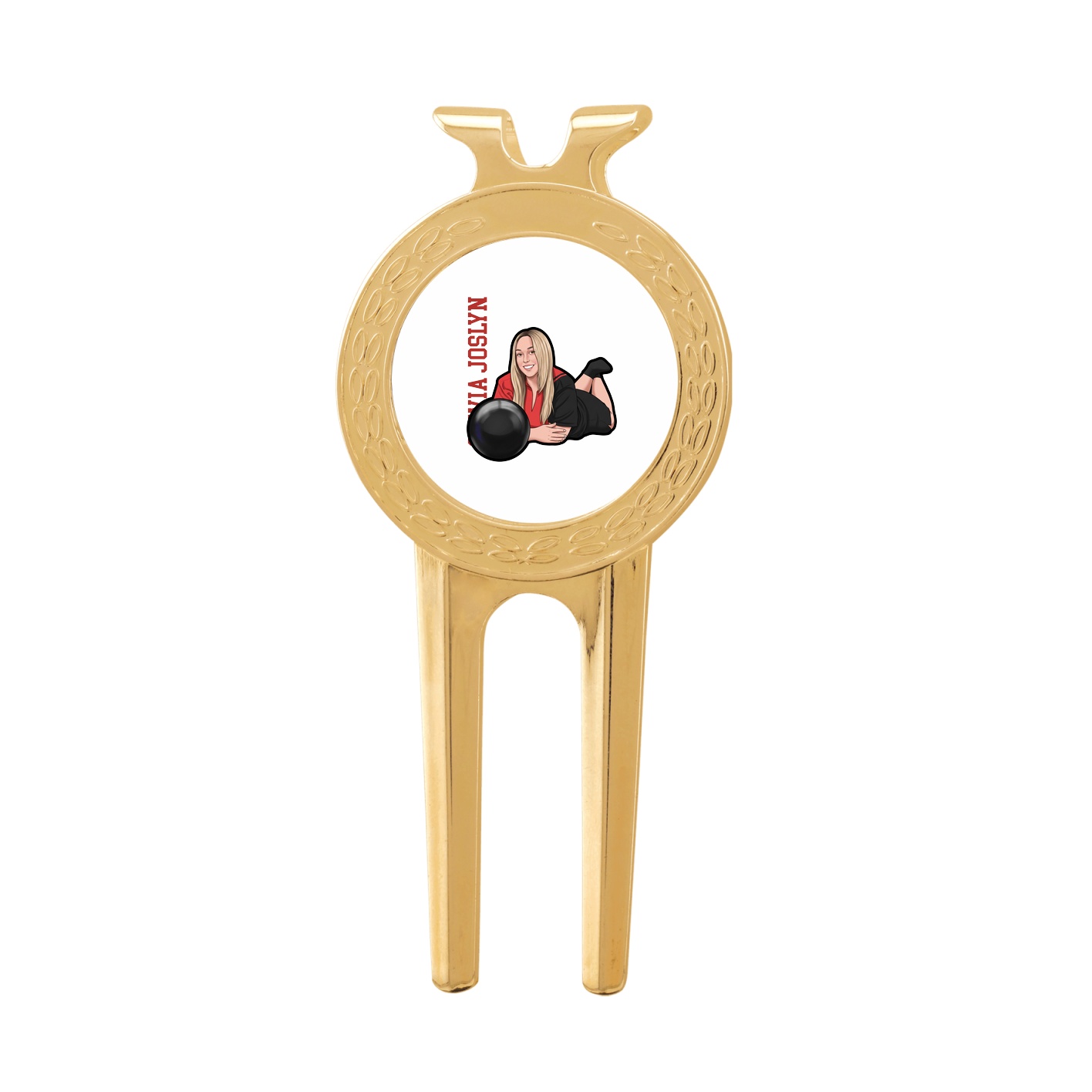 Divot Tool with Ball Marker — Name Vertical in Classic