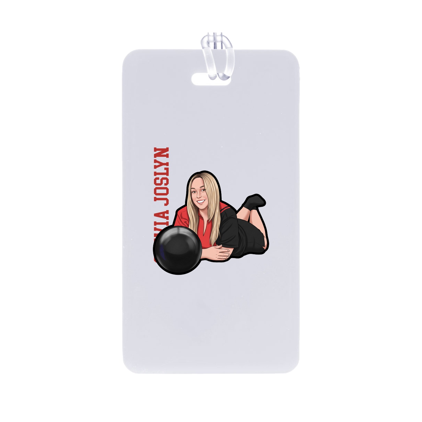 Bag Tag — Name Vertical in Classic