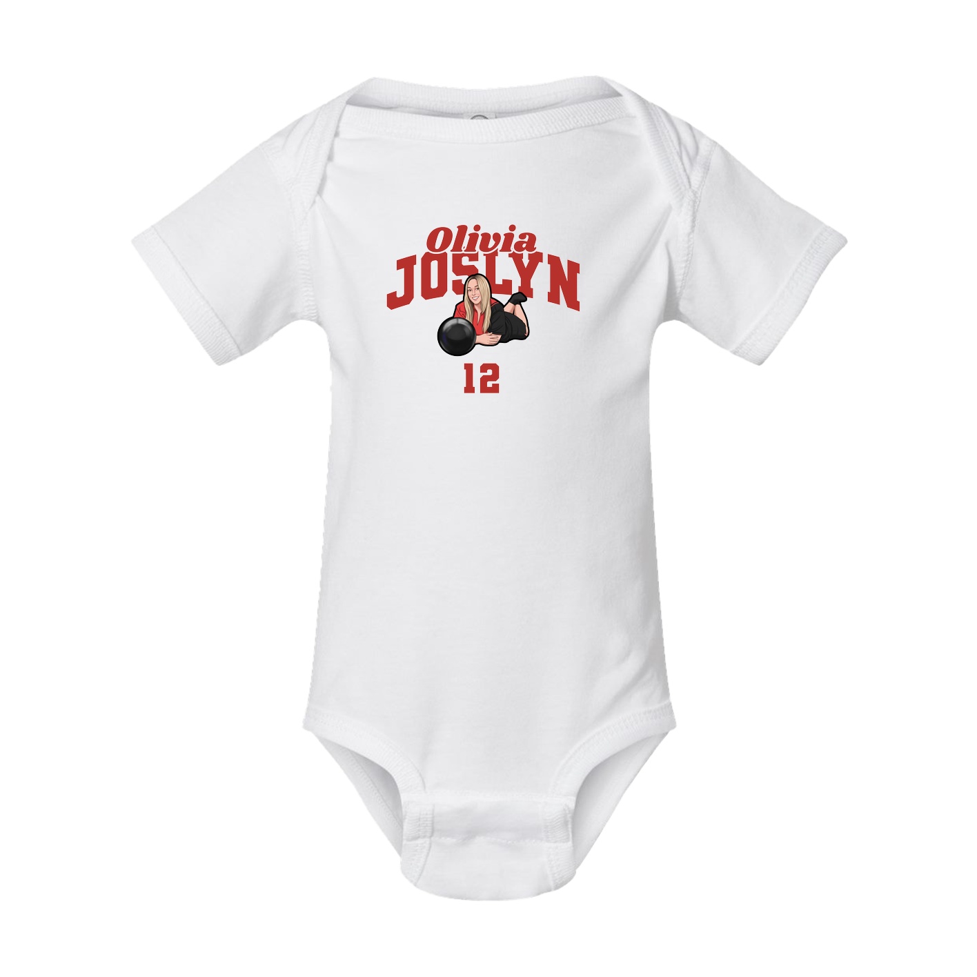 Baby Onesie — Signature Arch in White
