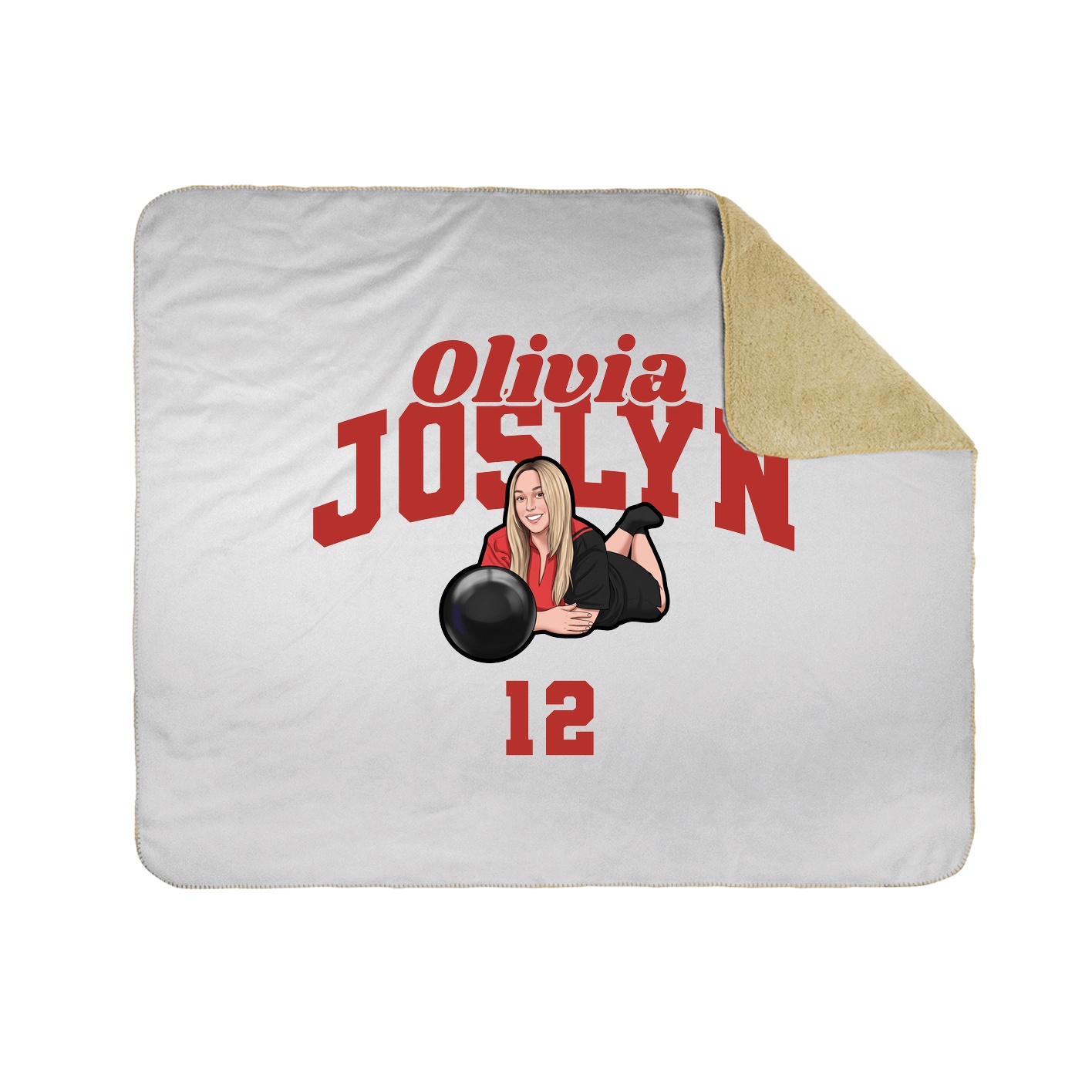 Throw Blanket — Signature Arch in White