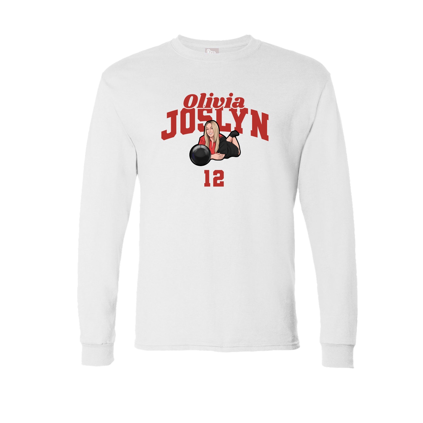 Long Sleeve Tee — Signature Arch in White