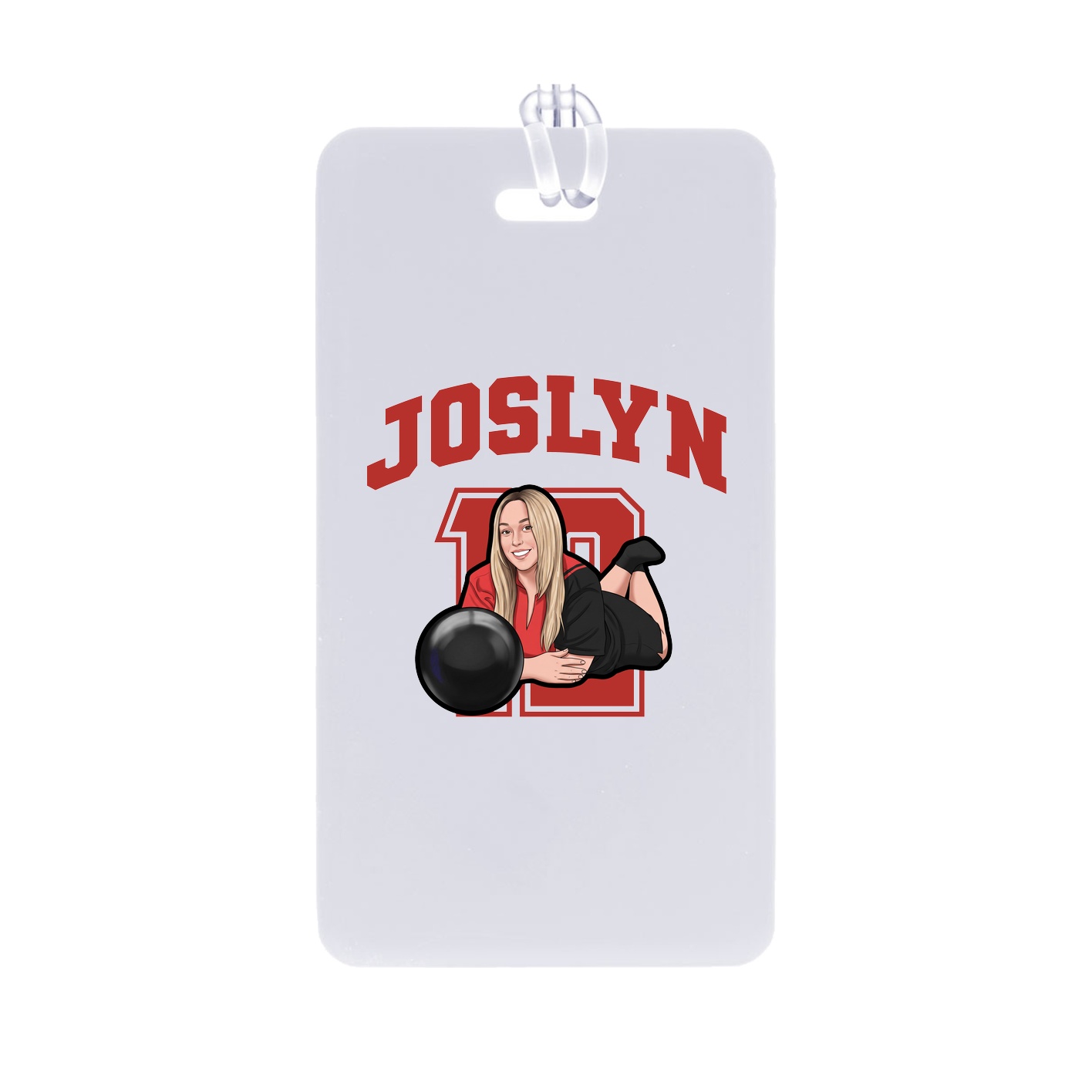 Bag Tag — Number in Classic