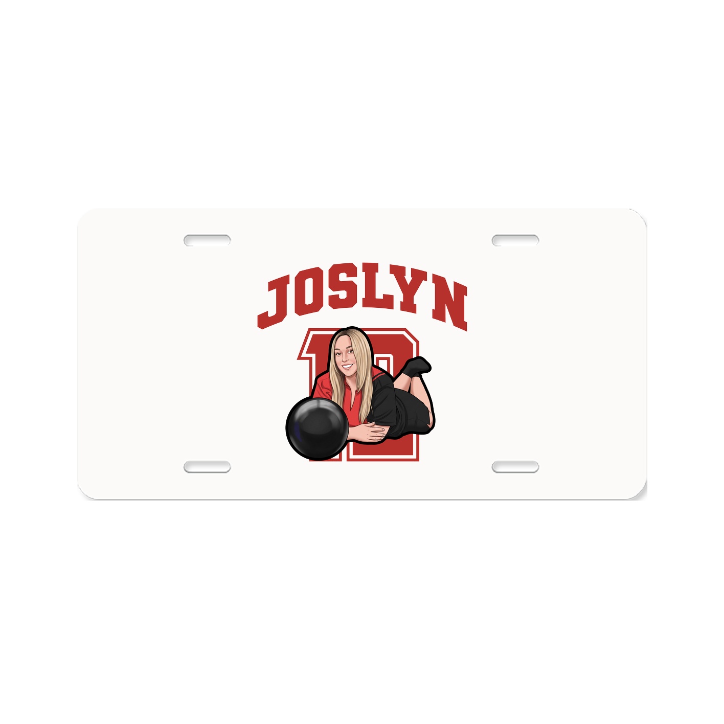 License Plate — Number in Classic