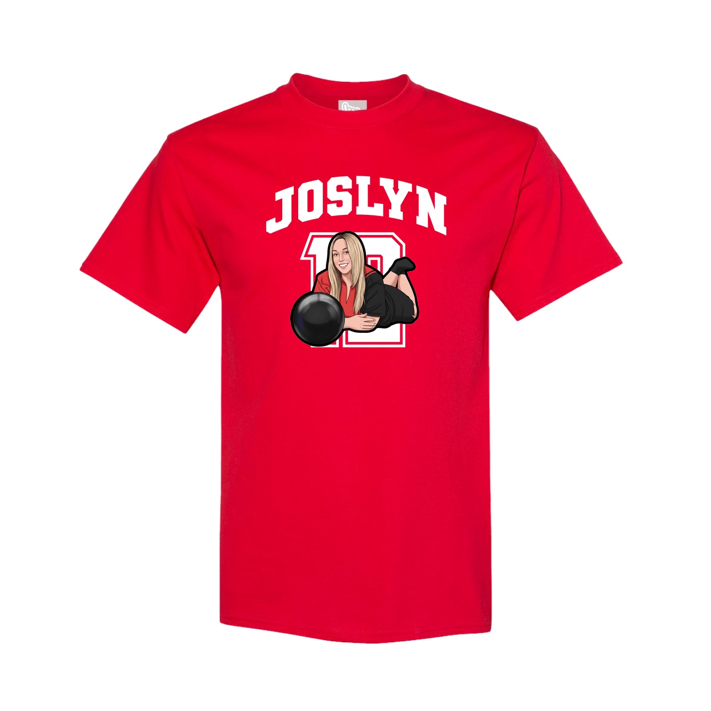 Tee — Number in Red