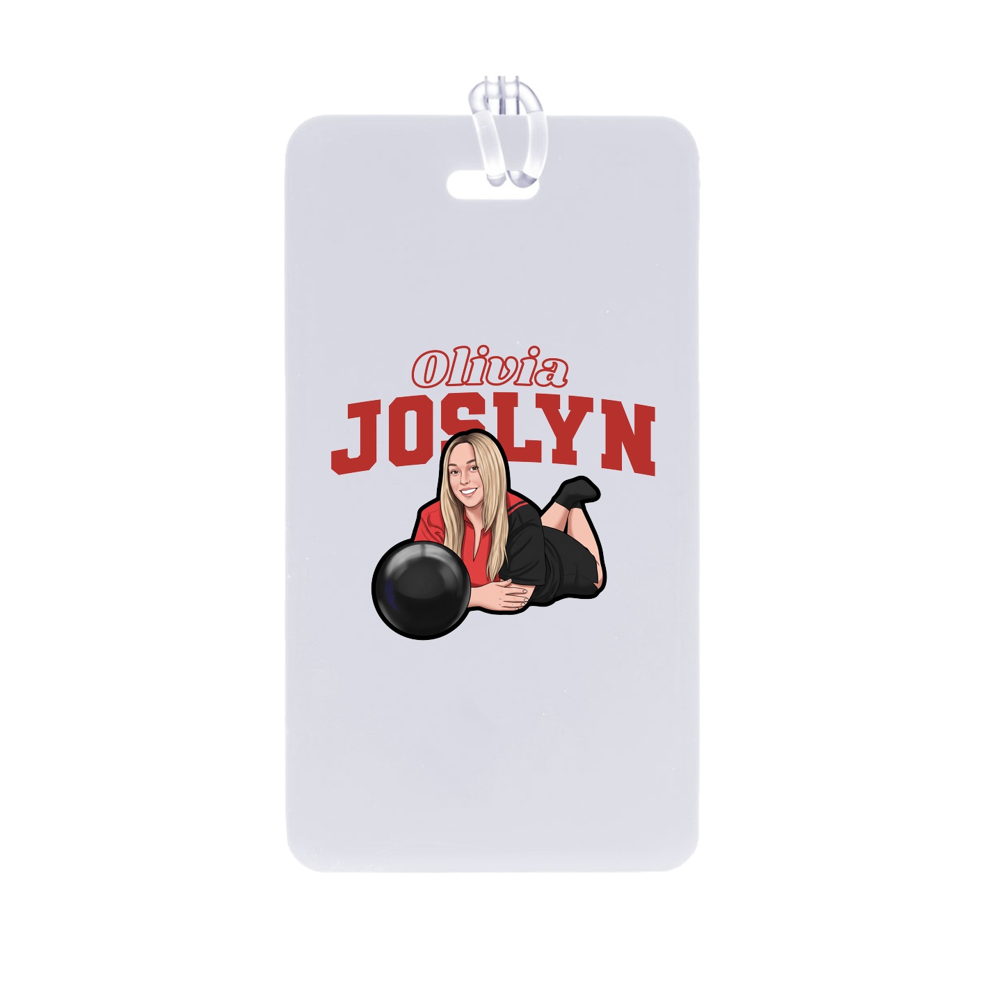 Bag Tag — Name Arch in Classic