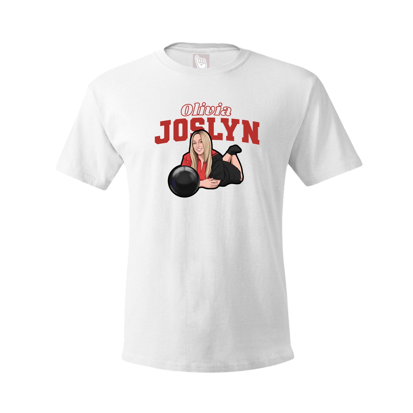 Tee — Name Arch in White