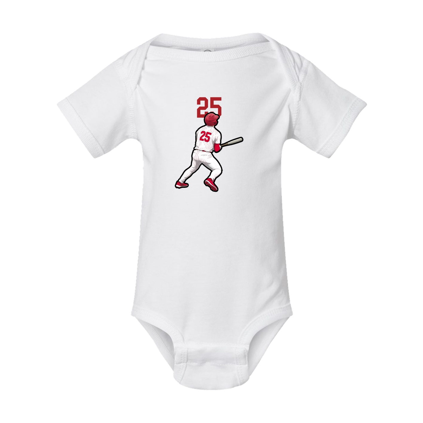 Baby Onesie — Number Top in White
