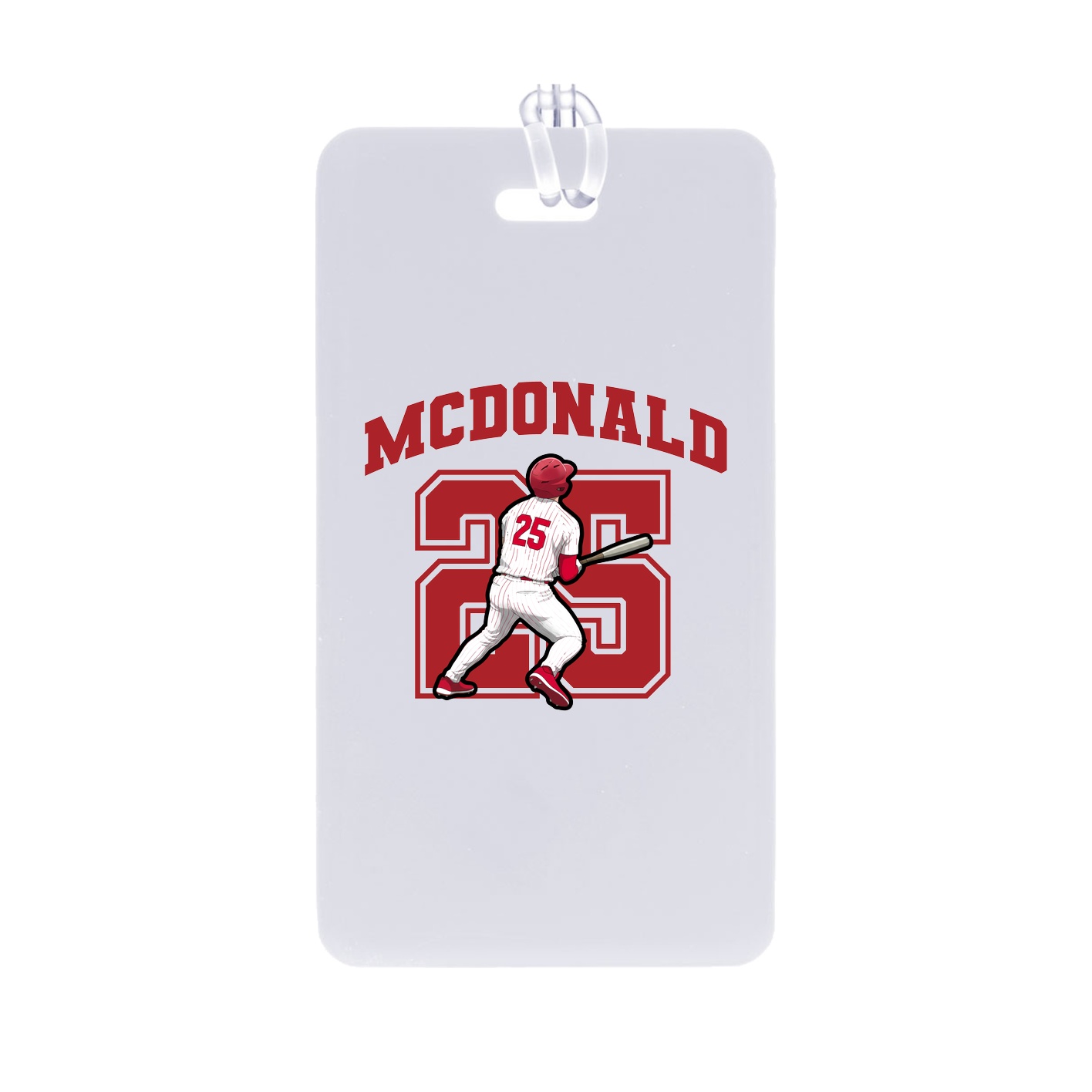 Bag Tag — Number in Classic