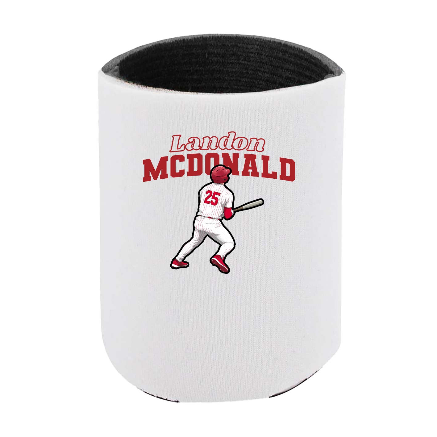 Can Holder — Name Arch in White