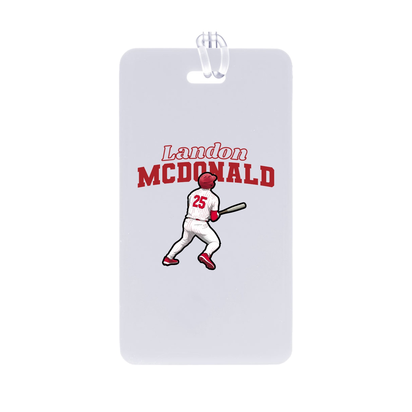Bag Tag — Name Arch in Classic
