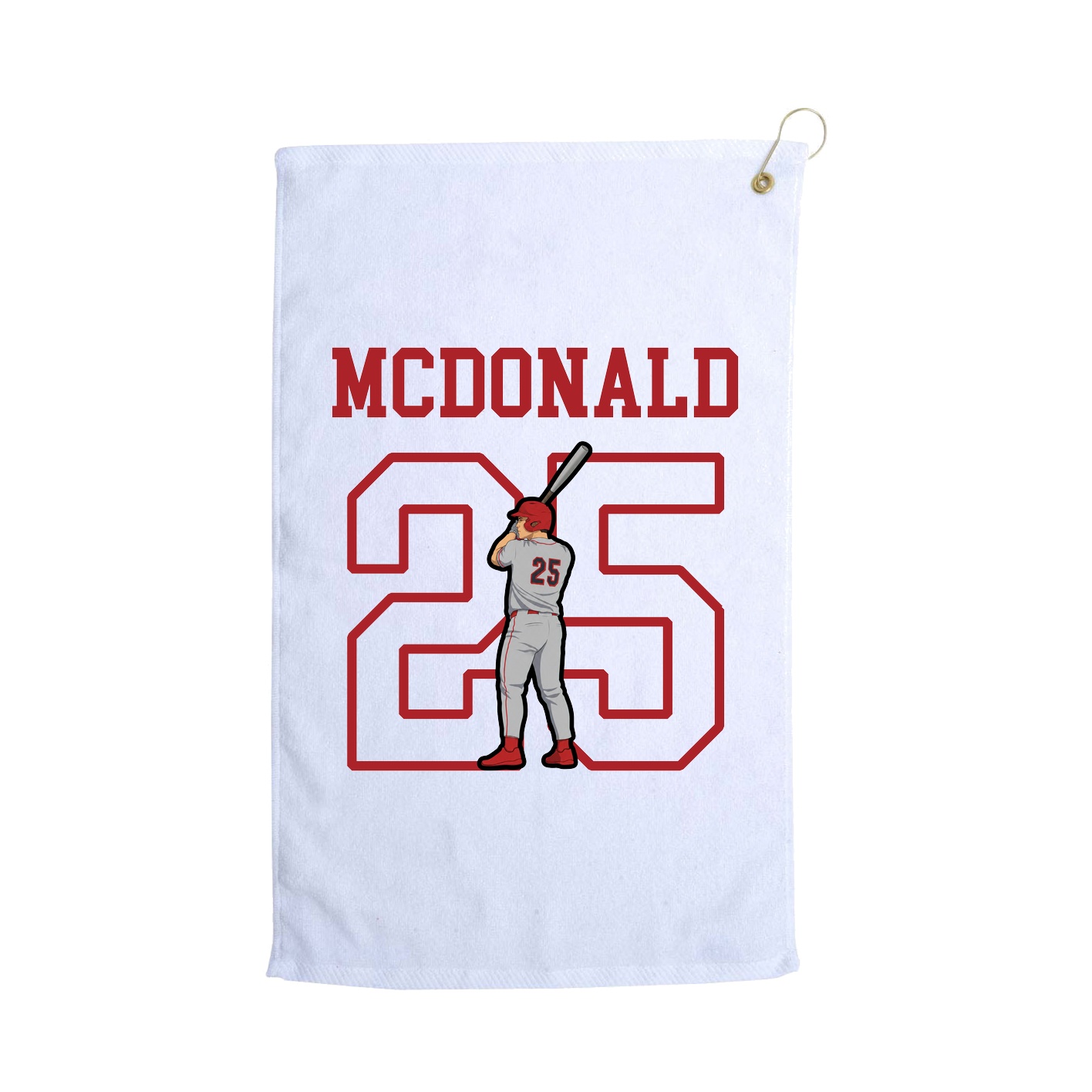 Golf Towel — Shirsey in White