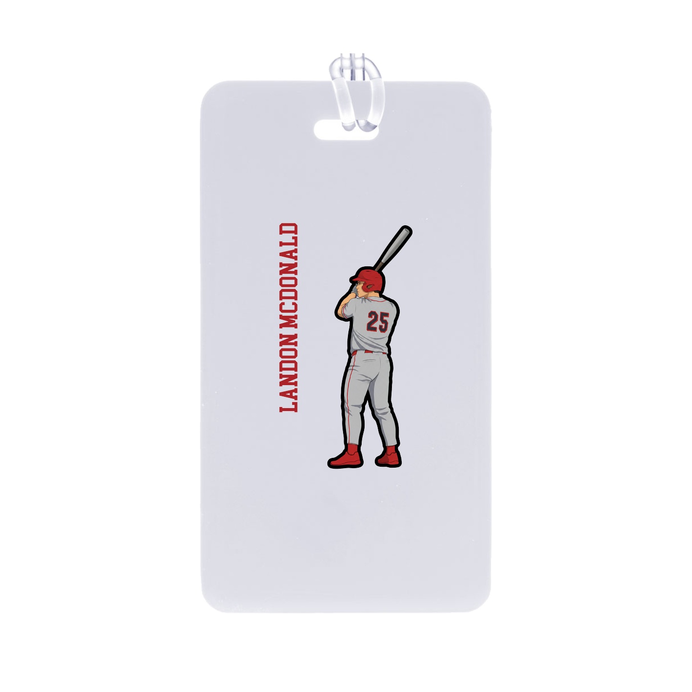 Bag Tag — Name Vertical in Classic