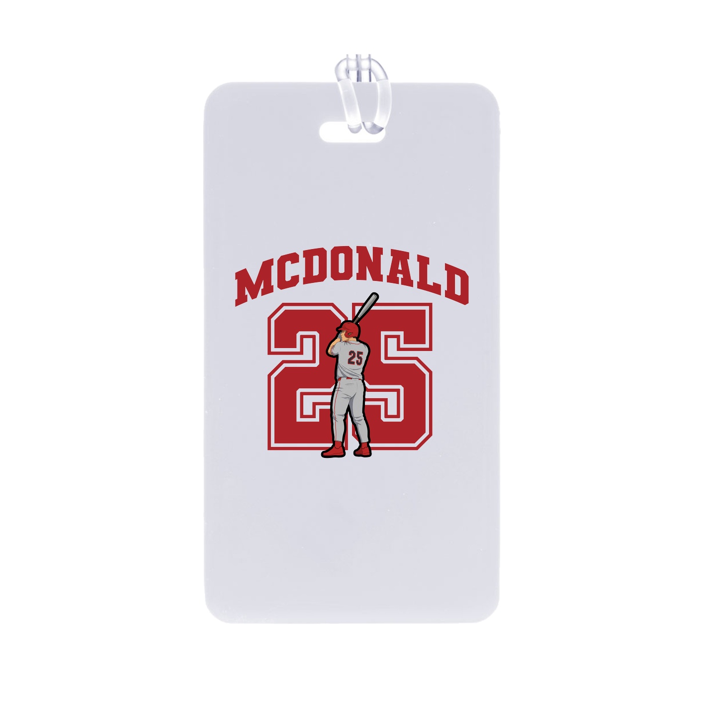 Bag Tag — Number in Classic