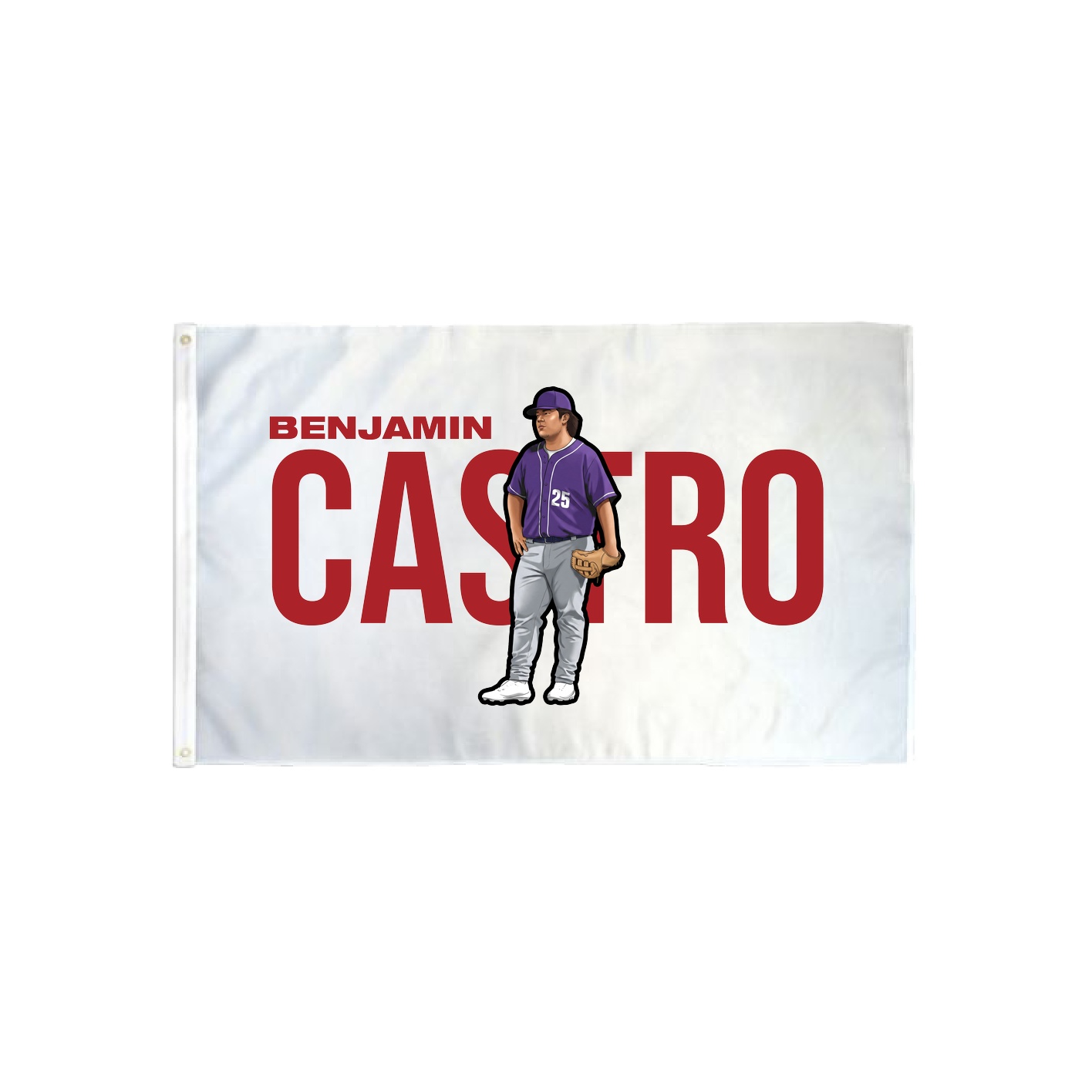 3x5 Flag — Player Name in Classic