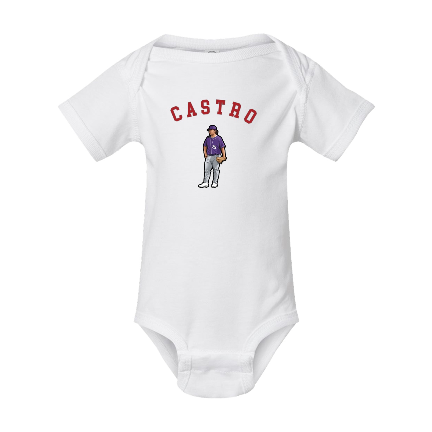 Baby Onesie — Shirsey Arch in White