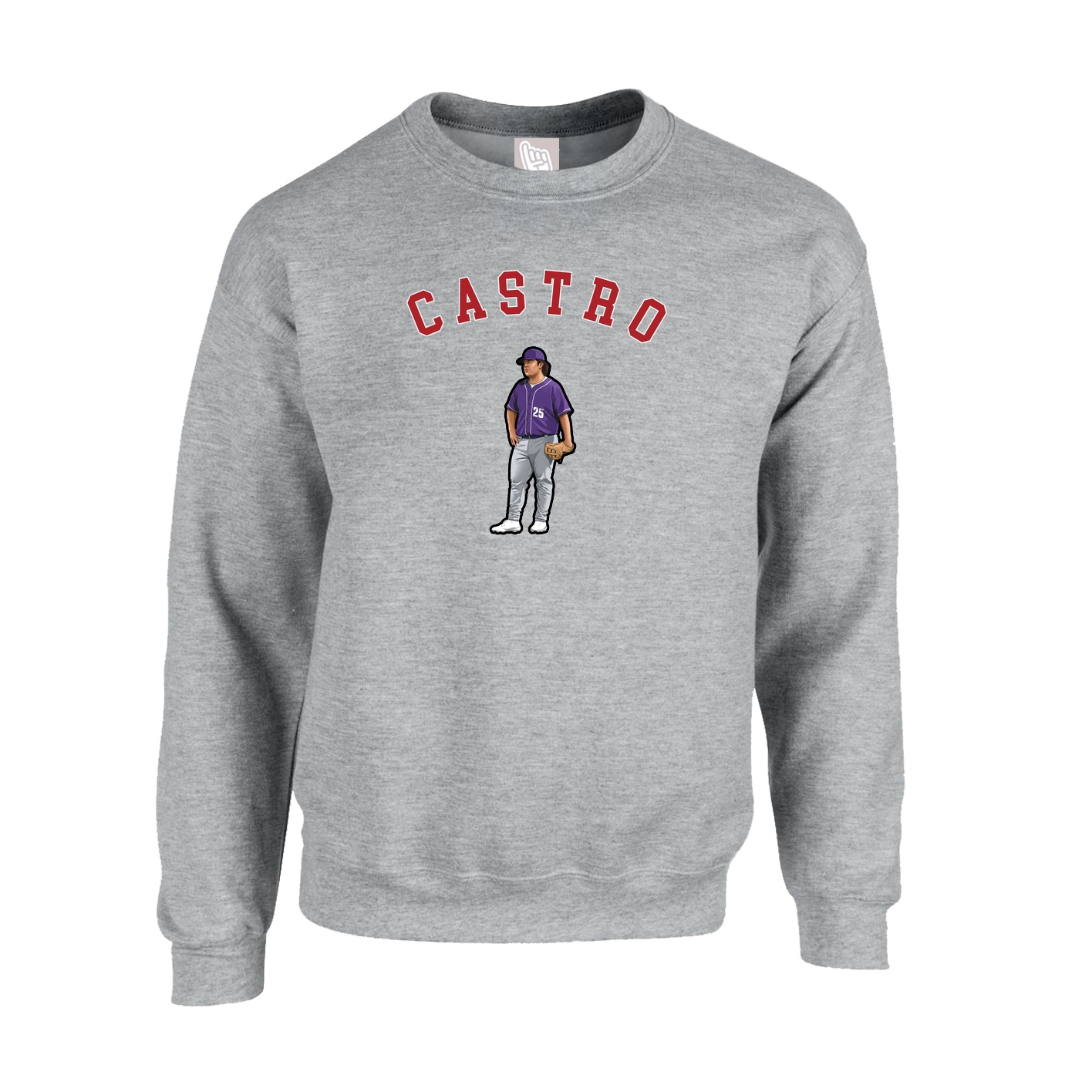Fleece Crew — Shirsey Arch in Grey