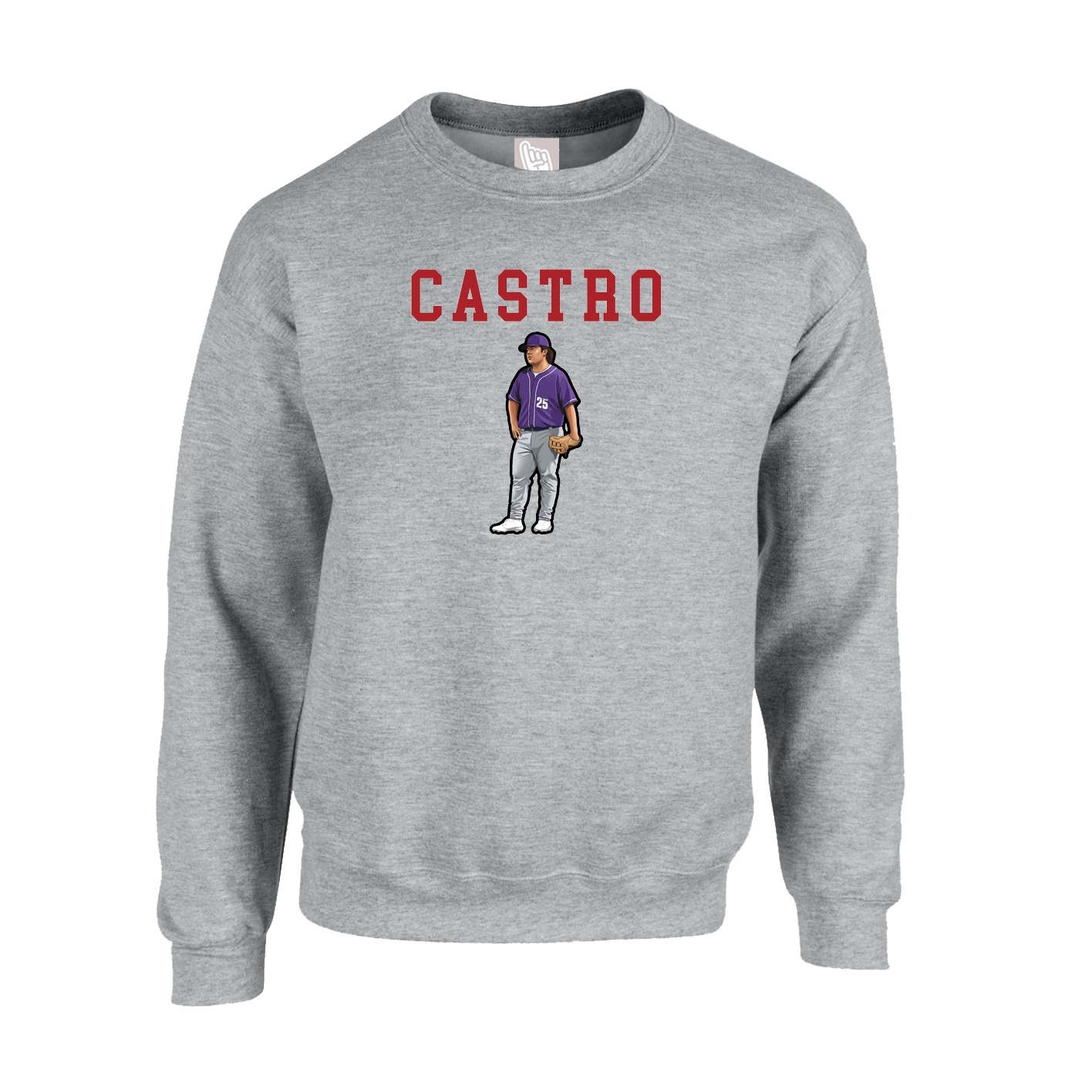 Fleece Crew — Shirsey in Grey