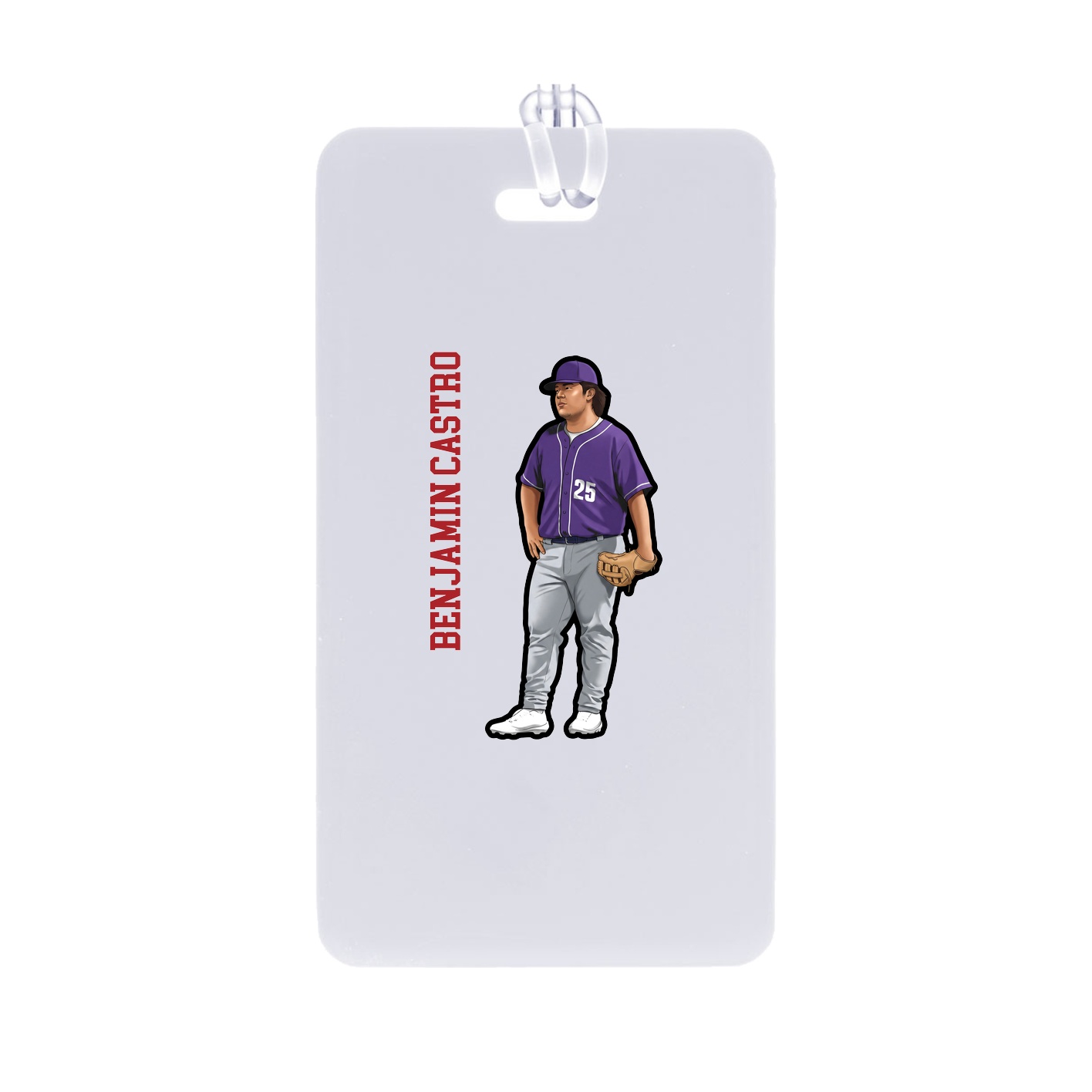 Bag Tag — Name Vertical in Classic