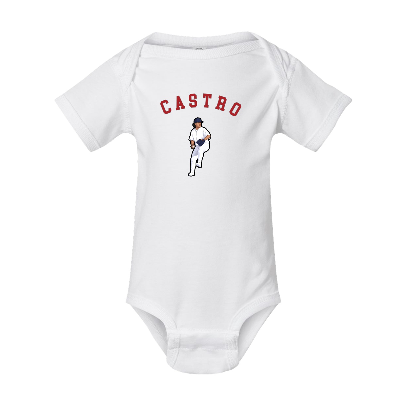 Baby Onesie — Shirsey Arch in White