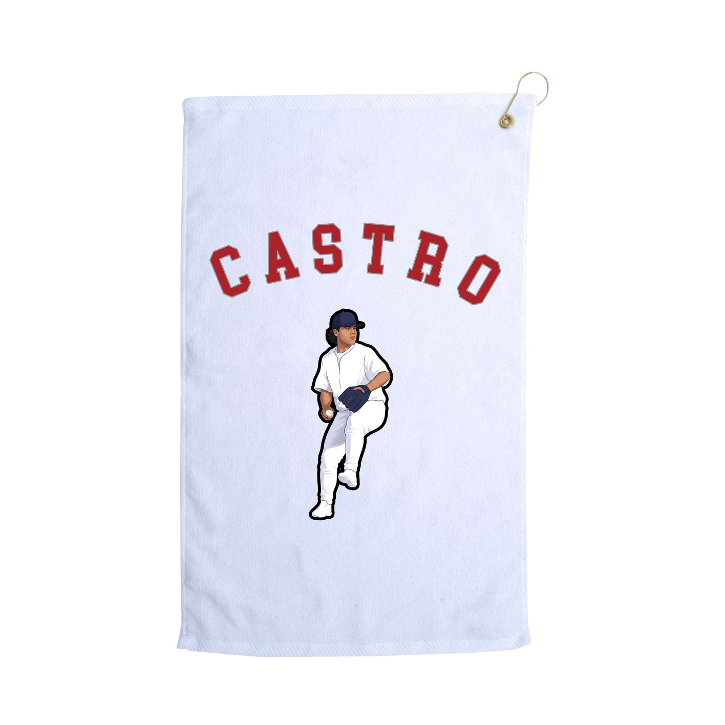 Golf Towel — Shirsey Arch in White