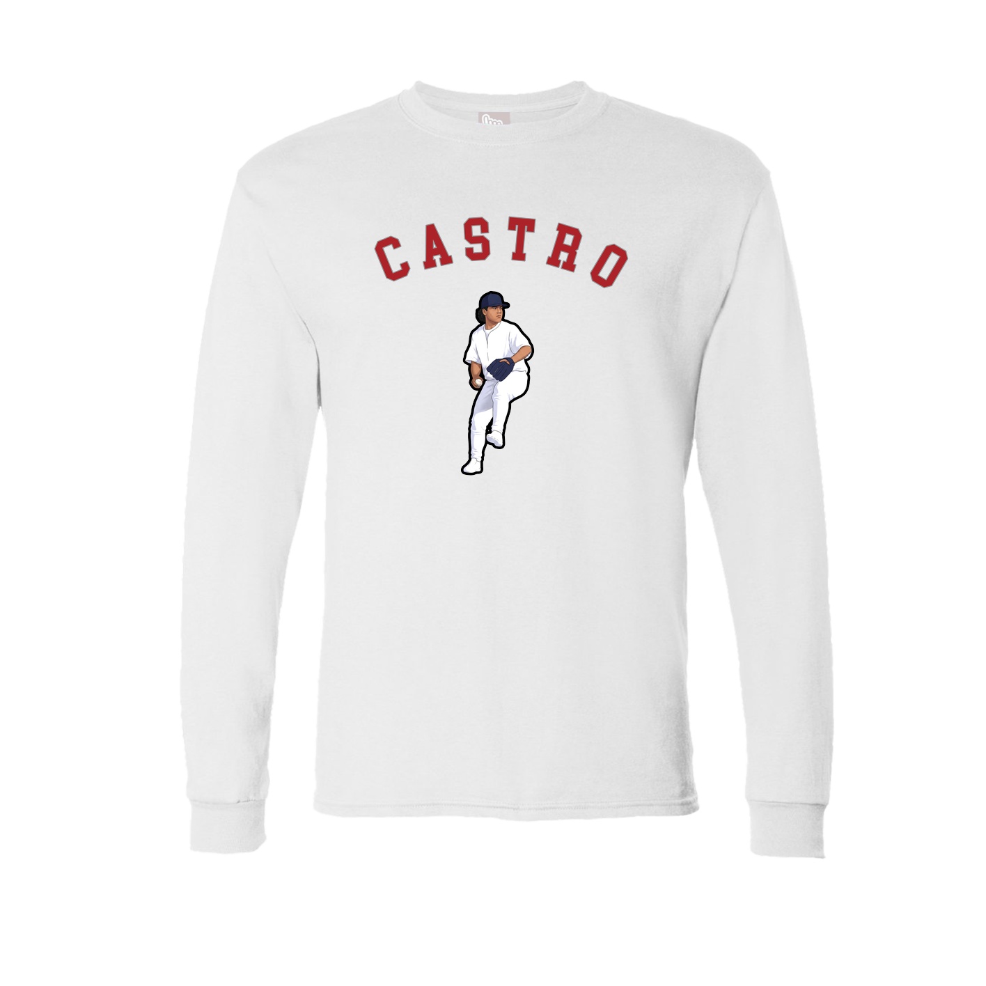 Long Sleeve Tee — Shirsey Arch in White