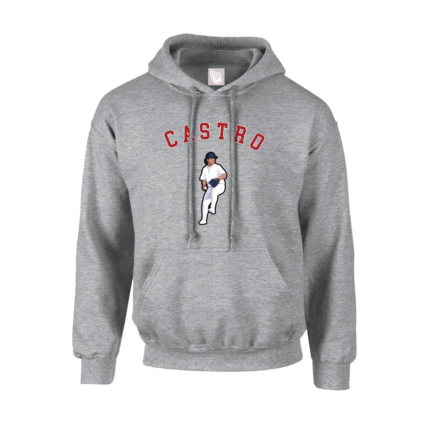 Youth Hoodie — Shirsey Arch in Grey