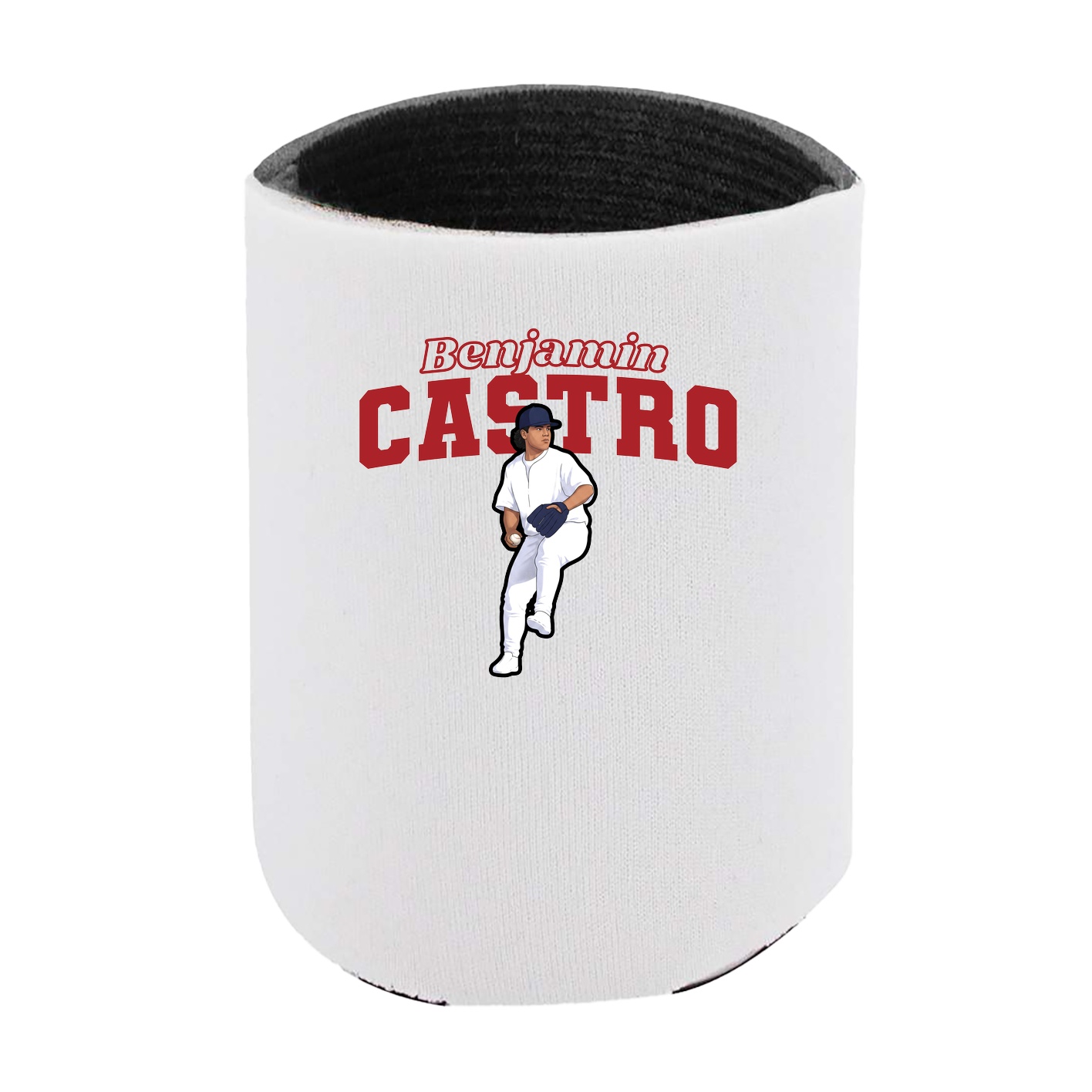 Can Holder — Name Arch in White