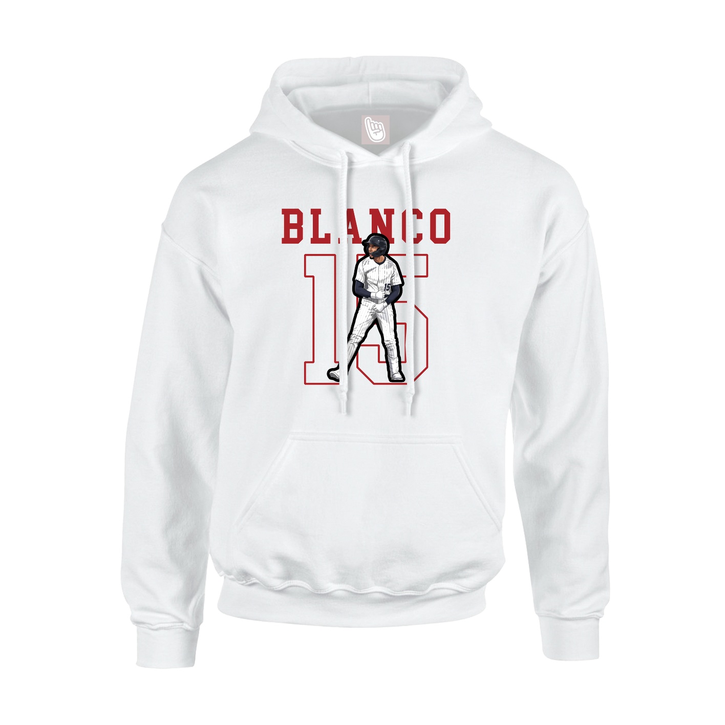 Hoodie — Shirsey in White