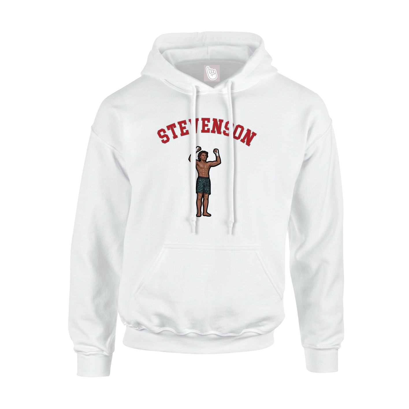 Youth Hoodie — Shirsey Arch in White