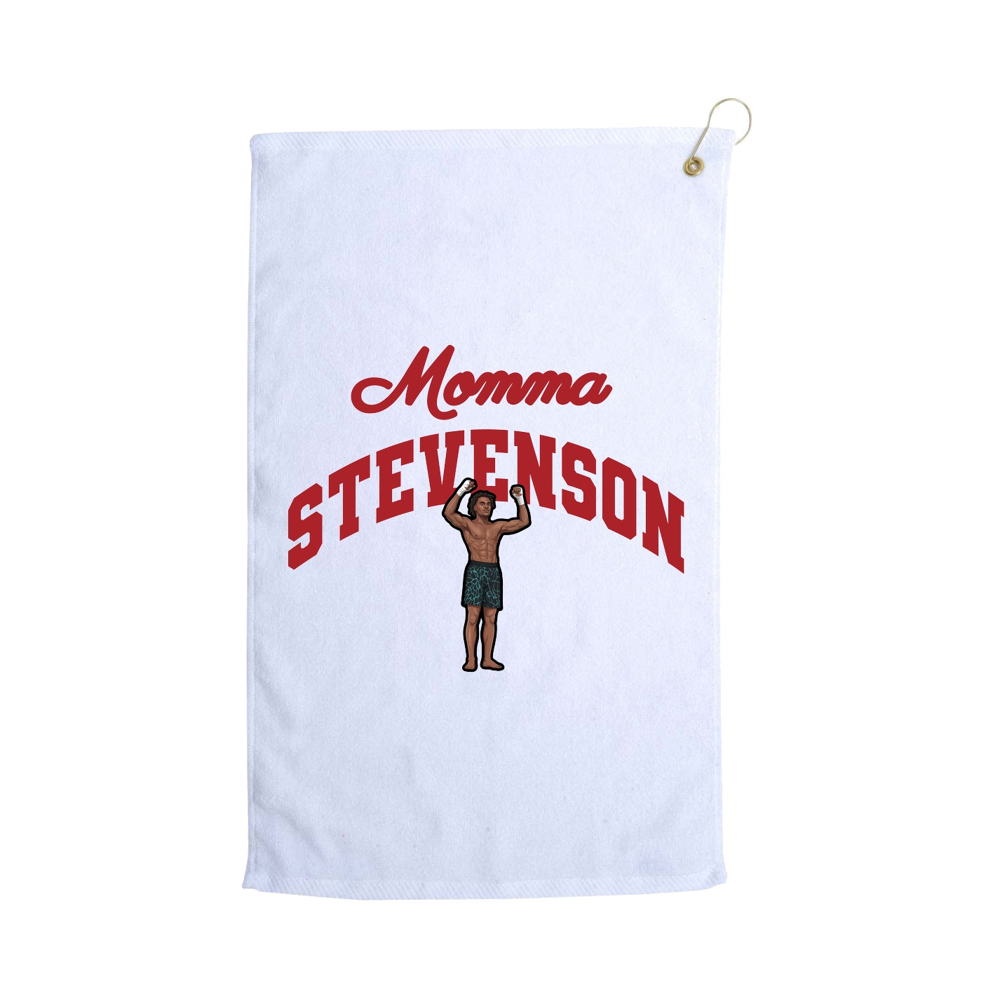 Golf Towel — Mothers Day Arch in White