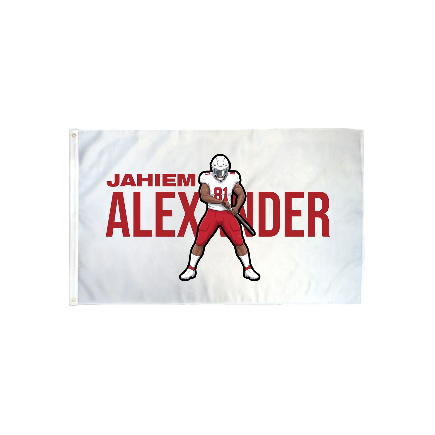 3x5 Flag — Player Name in Classic
