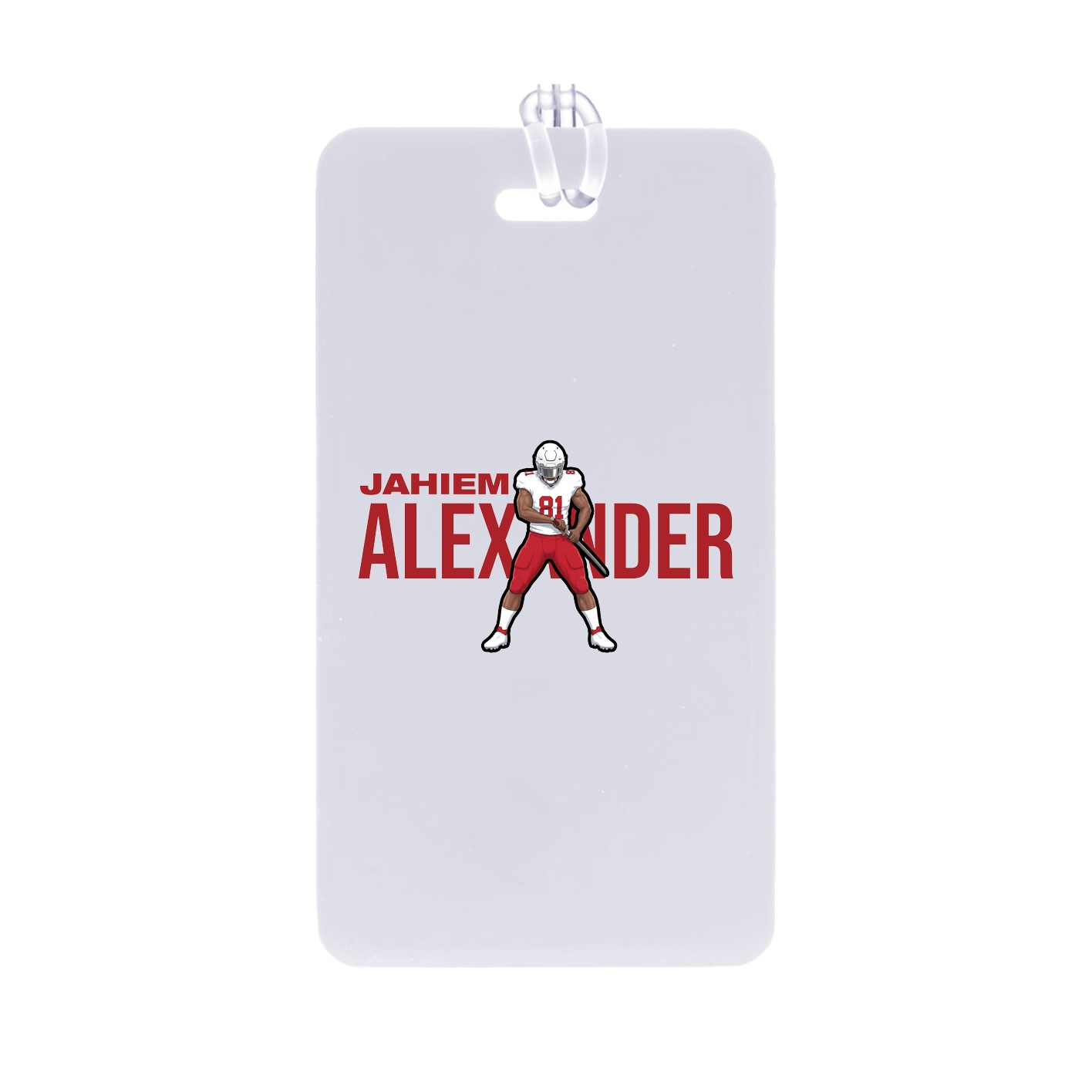 Bag Tag — Player Name in Classic