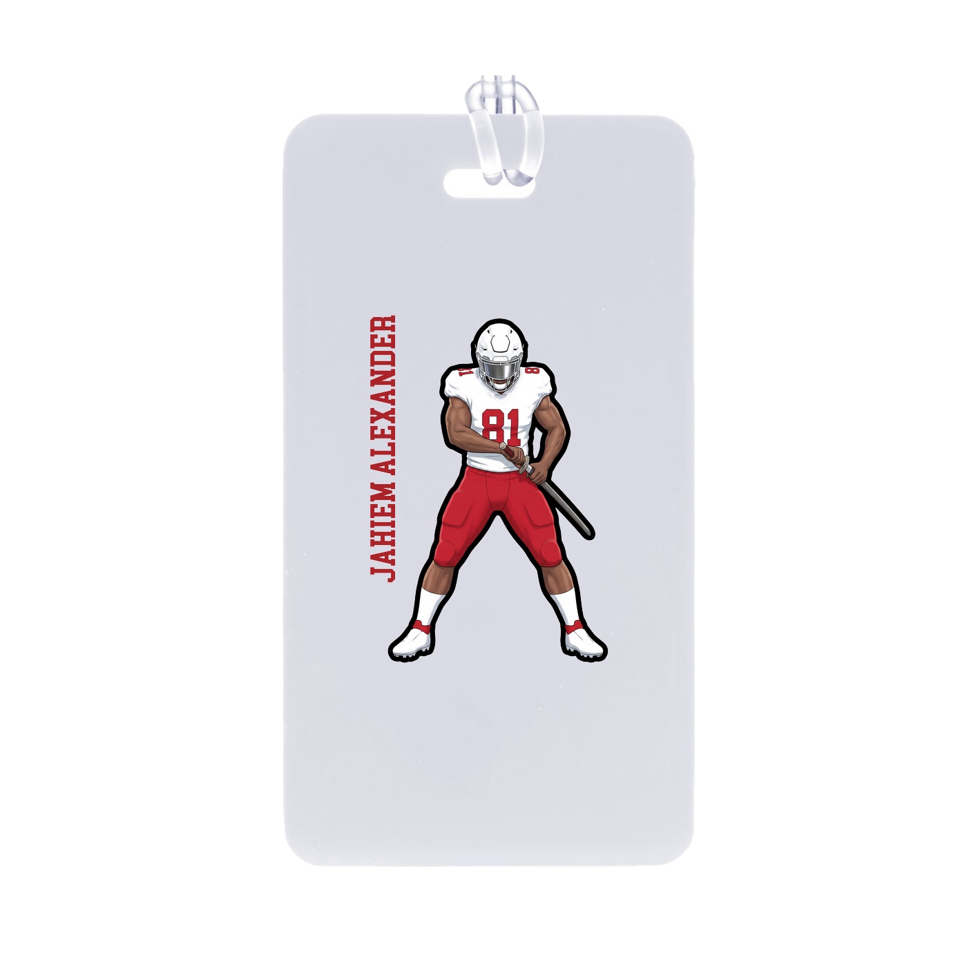 Bag Tag — Name Vertical in Classic