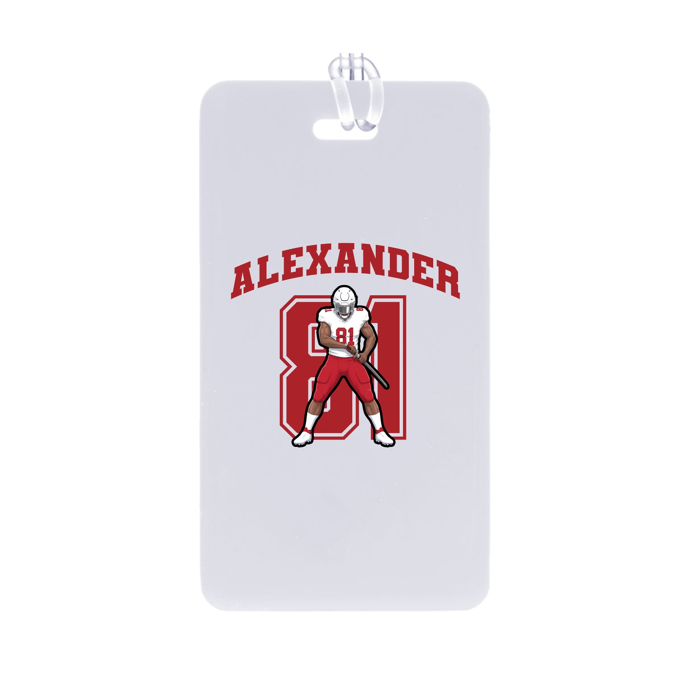 Bag Tag — Number in Classic
