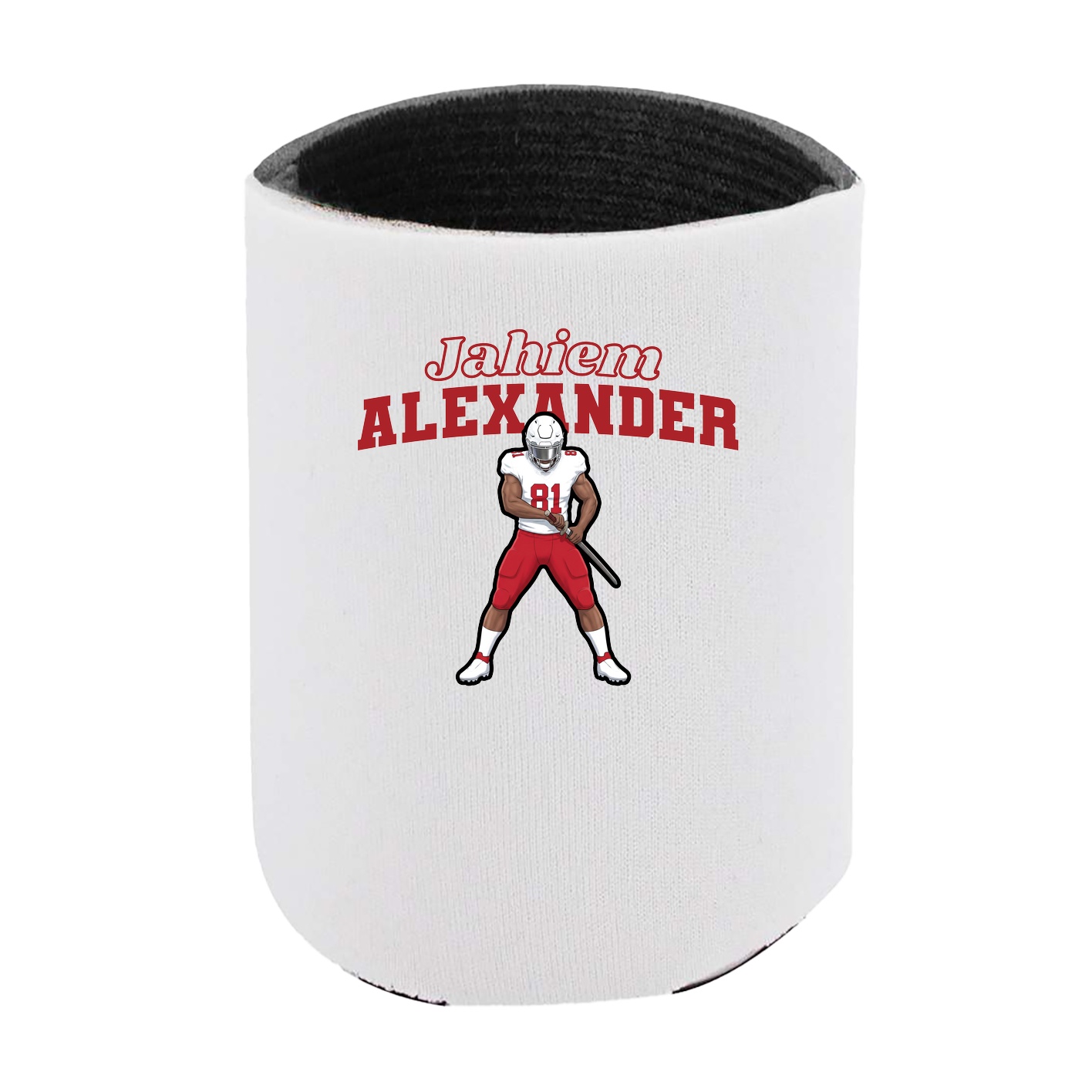 Can Holder — Name Arch in White