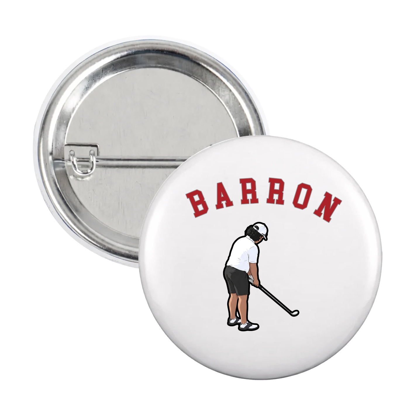 Game Day Button — Shirsey Arch in White
