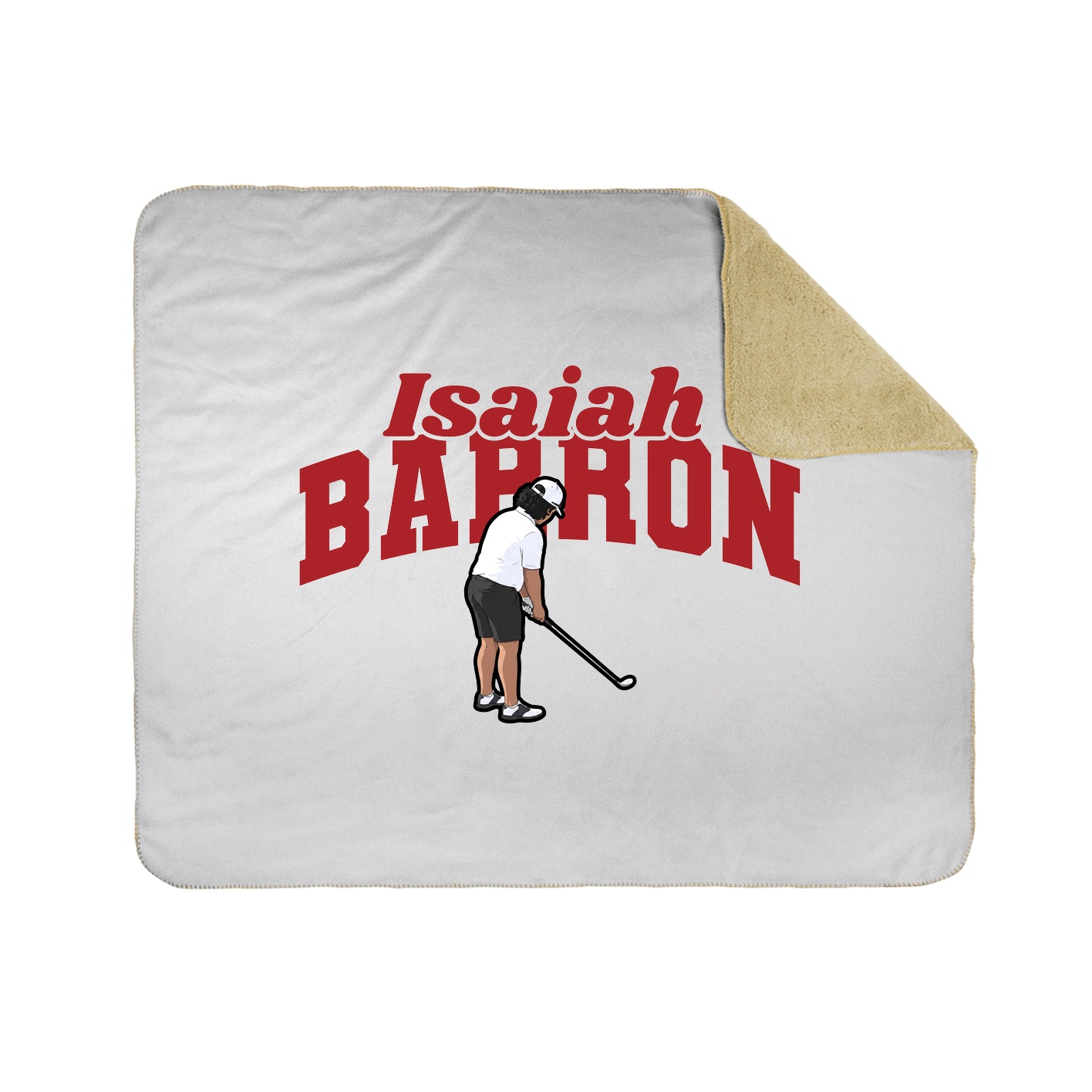Throw Blanket — Signature Arch in White