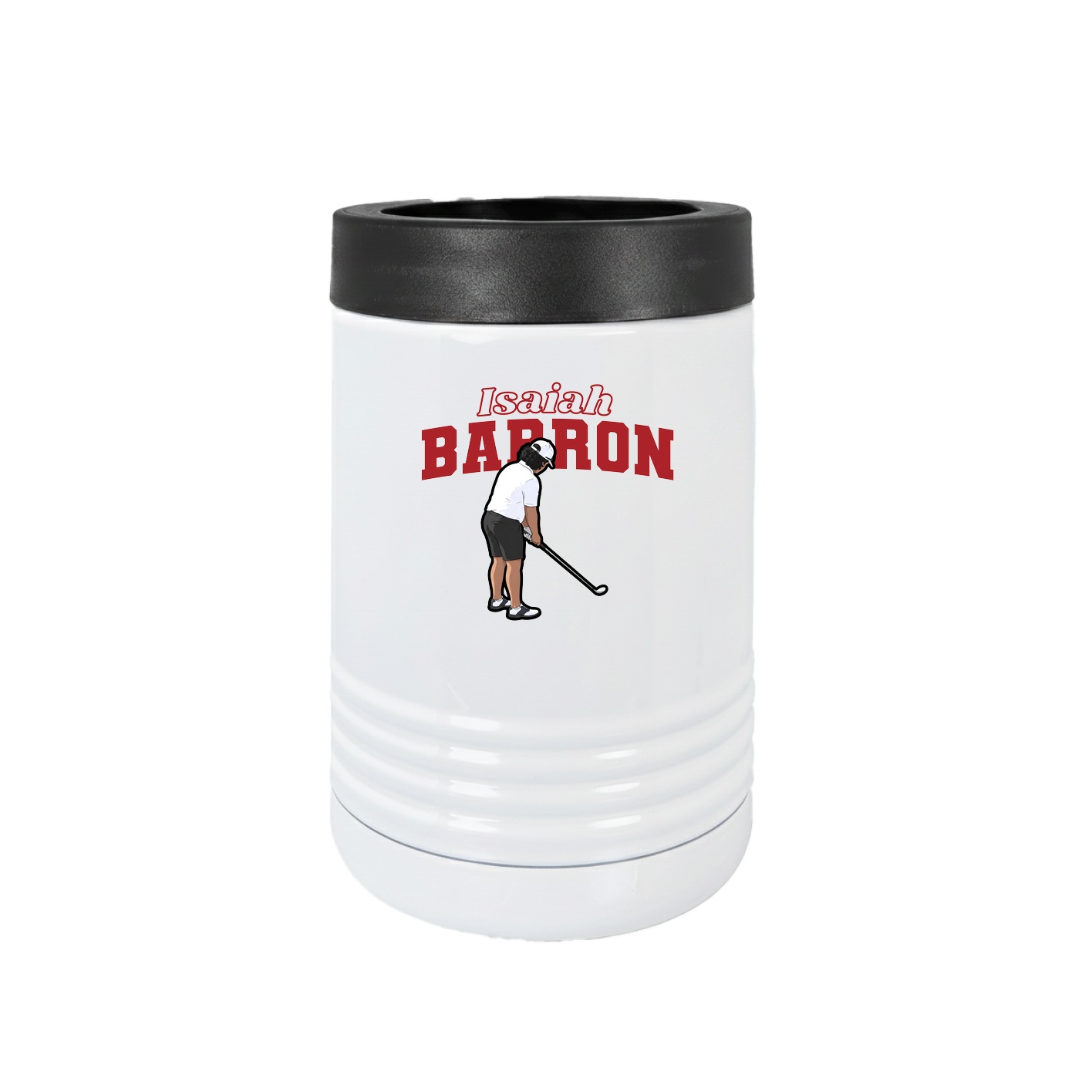 Beverage Holder — Name Arch in White