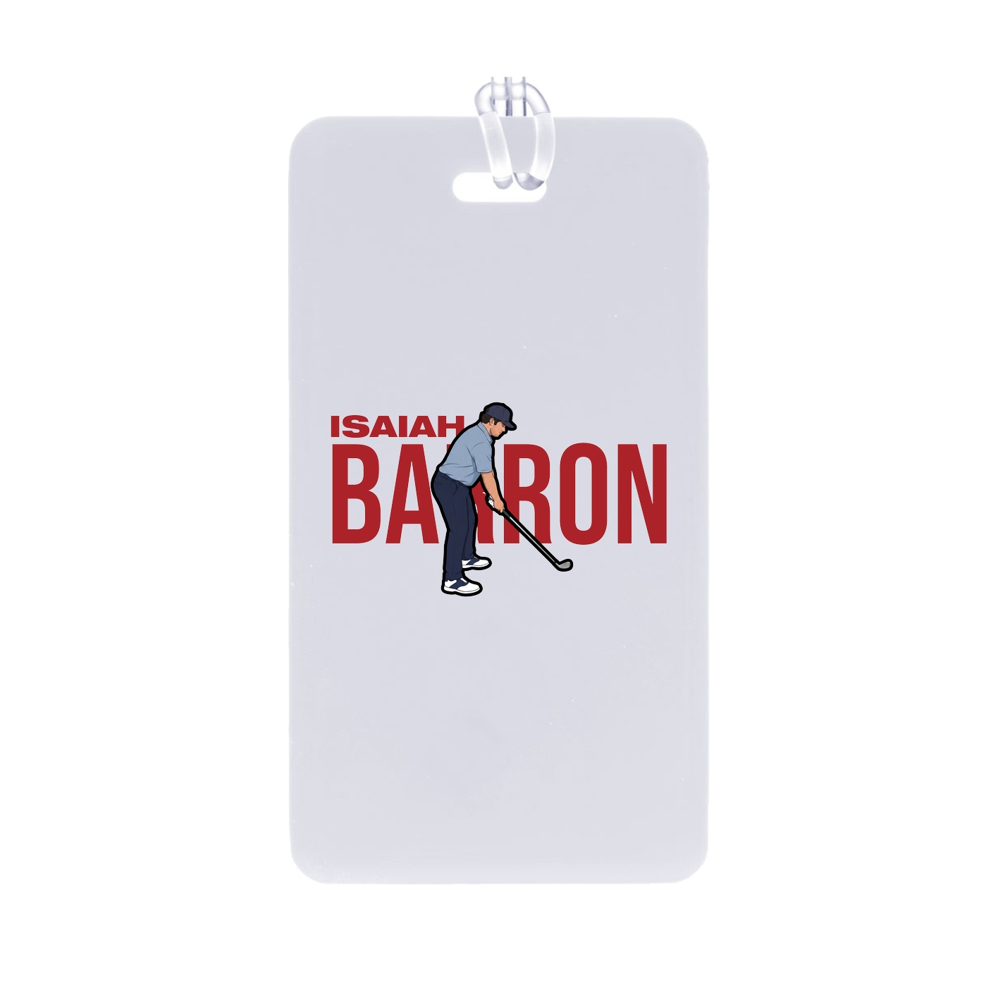 Bag Tag — Player Name in Classic
