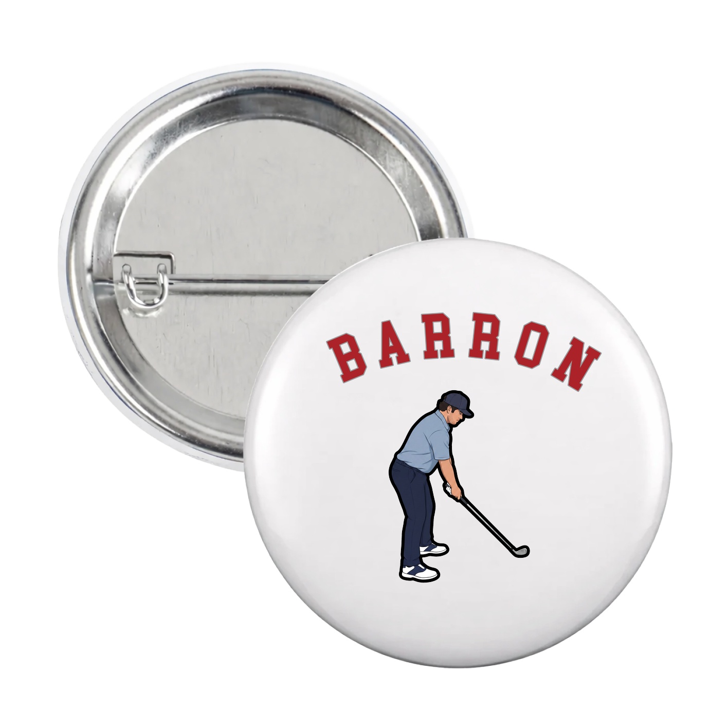 Game Day Button — Shirsey Arch in White