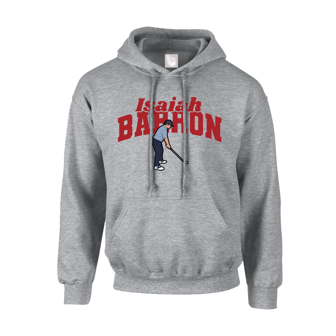 Hoodie — Signature Arch in Grey