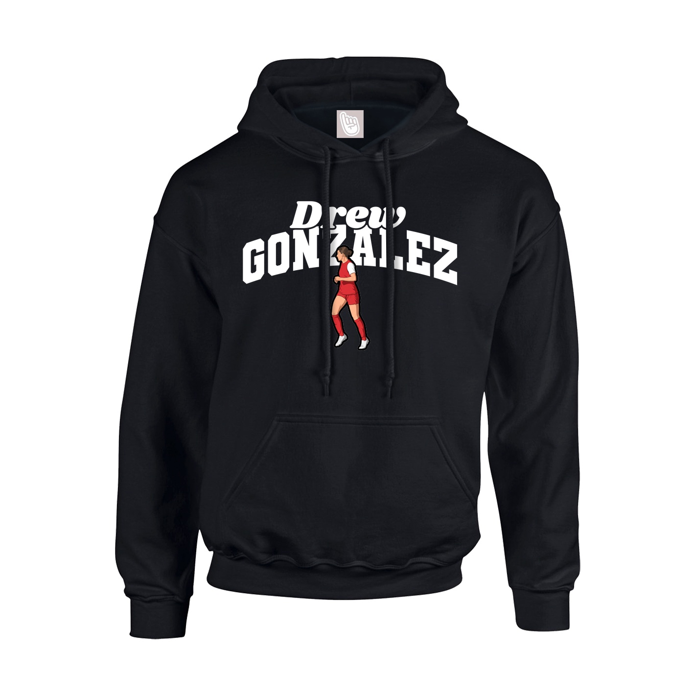 Youth Hoodie — Signature Arch in Black