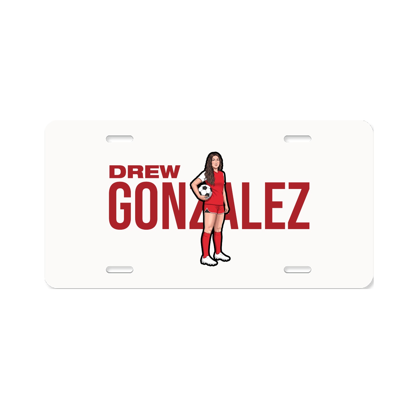 License Plate — Player Name in Classic