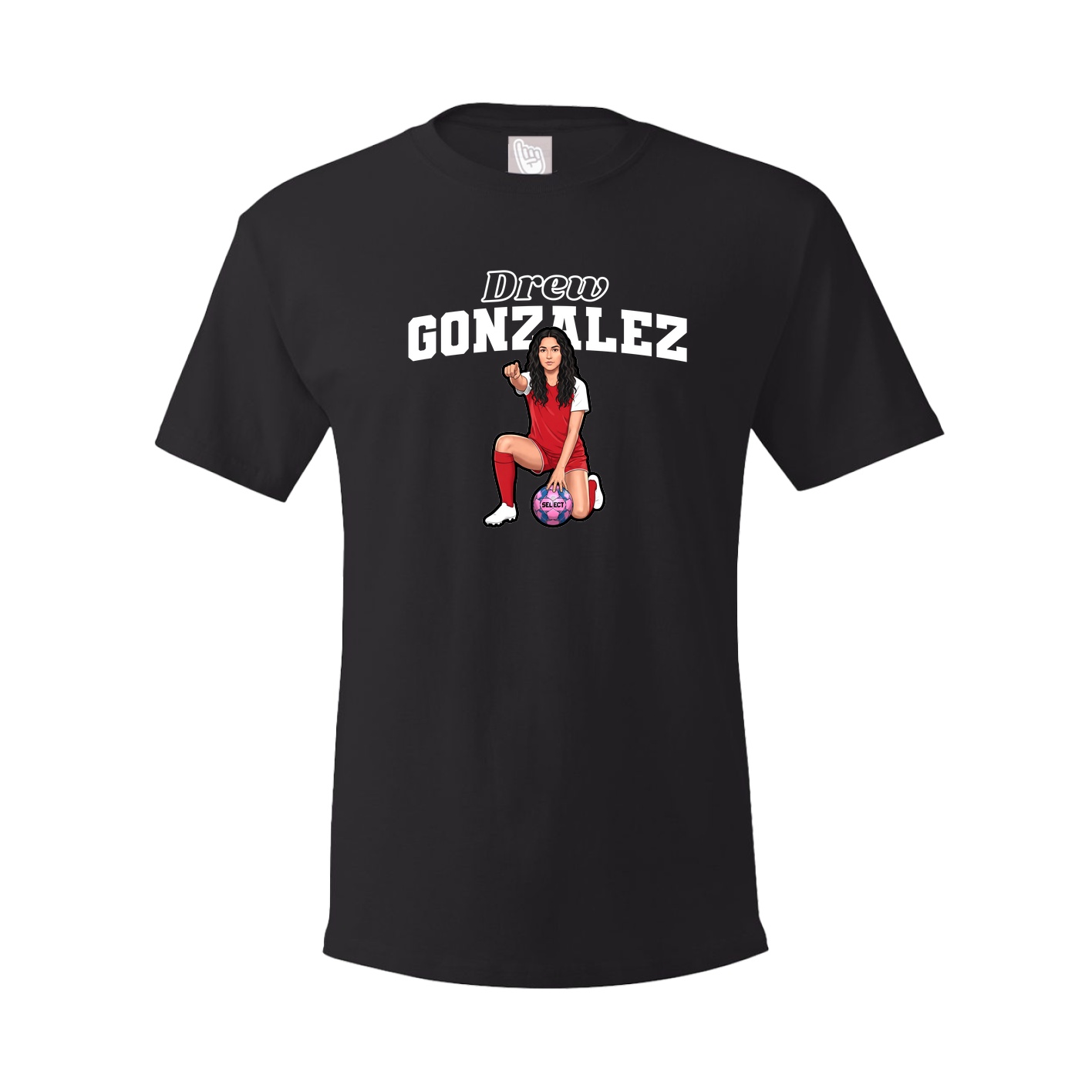 Youth Tee — Name Arch in Black