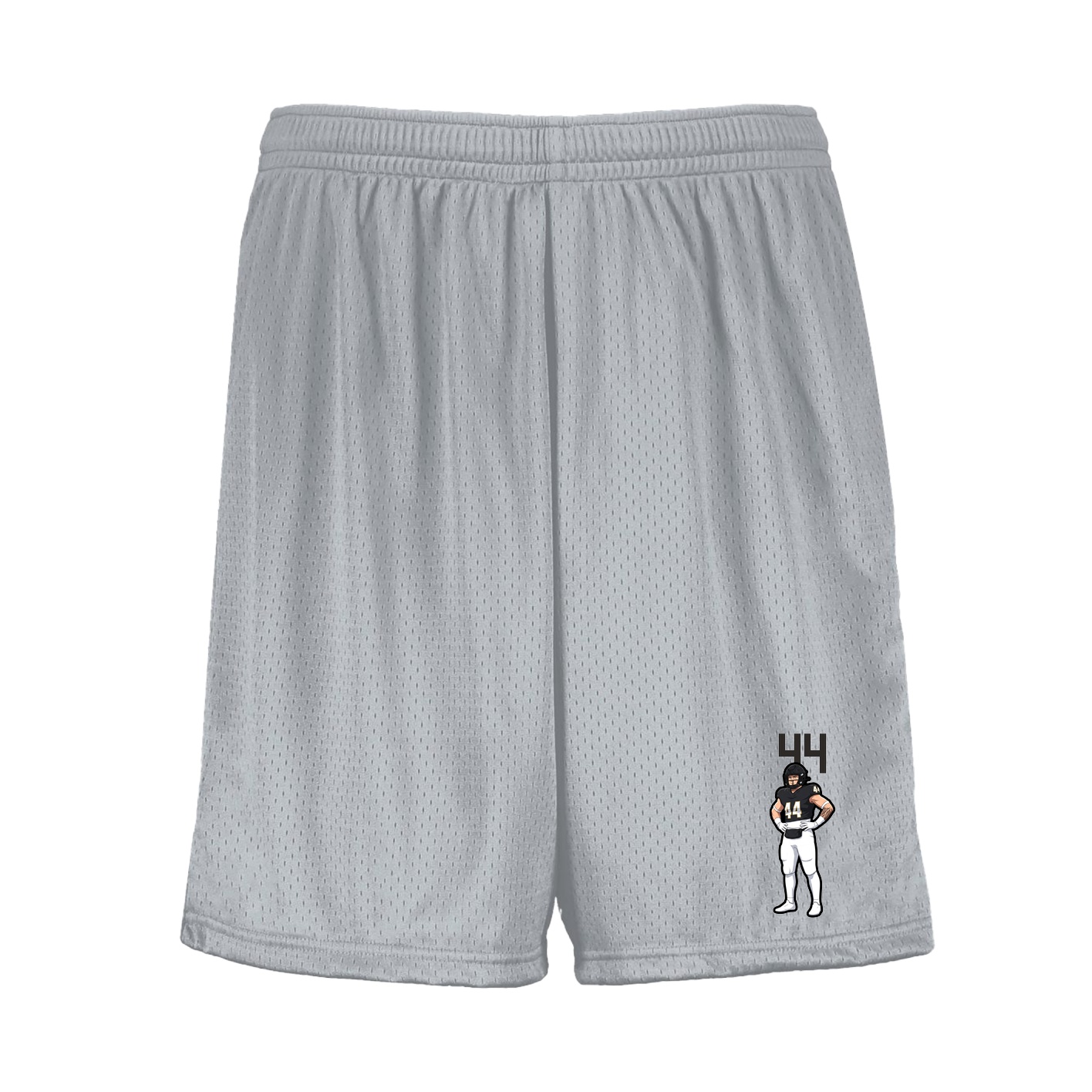 Shorts — Number Top in Silver