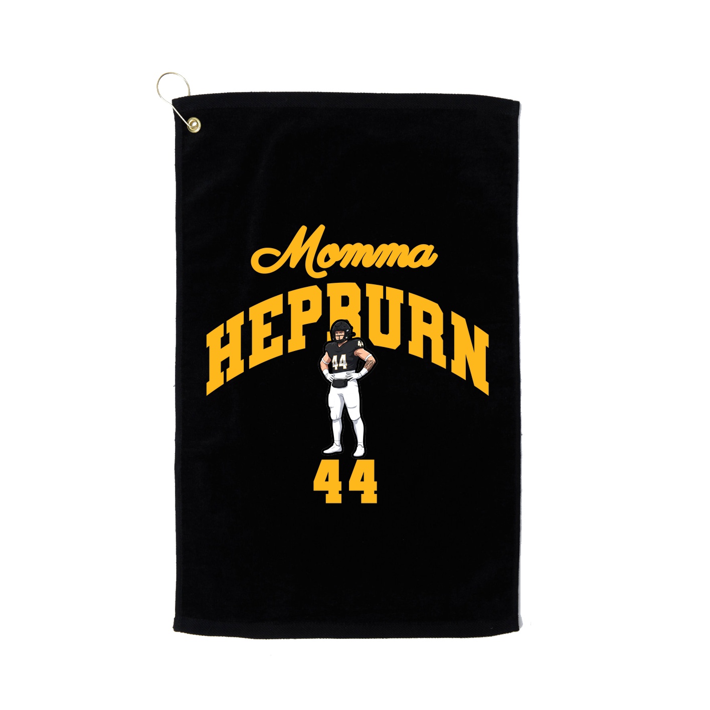Golf Towel — Mothers Day Arch in Black