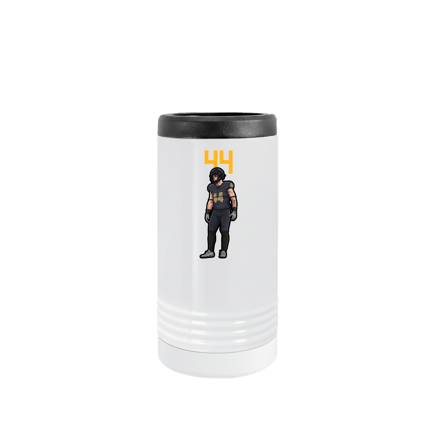 Slim Beverage Holder — Number Top in White