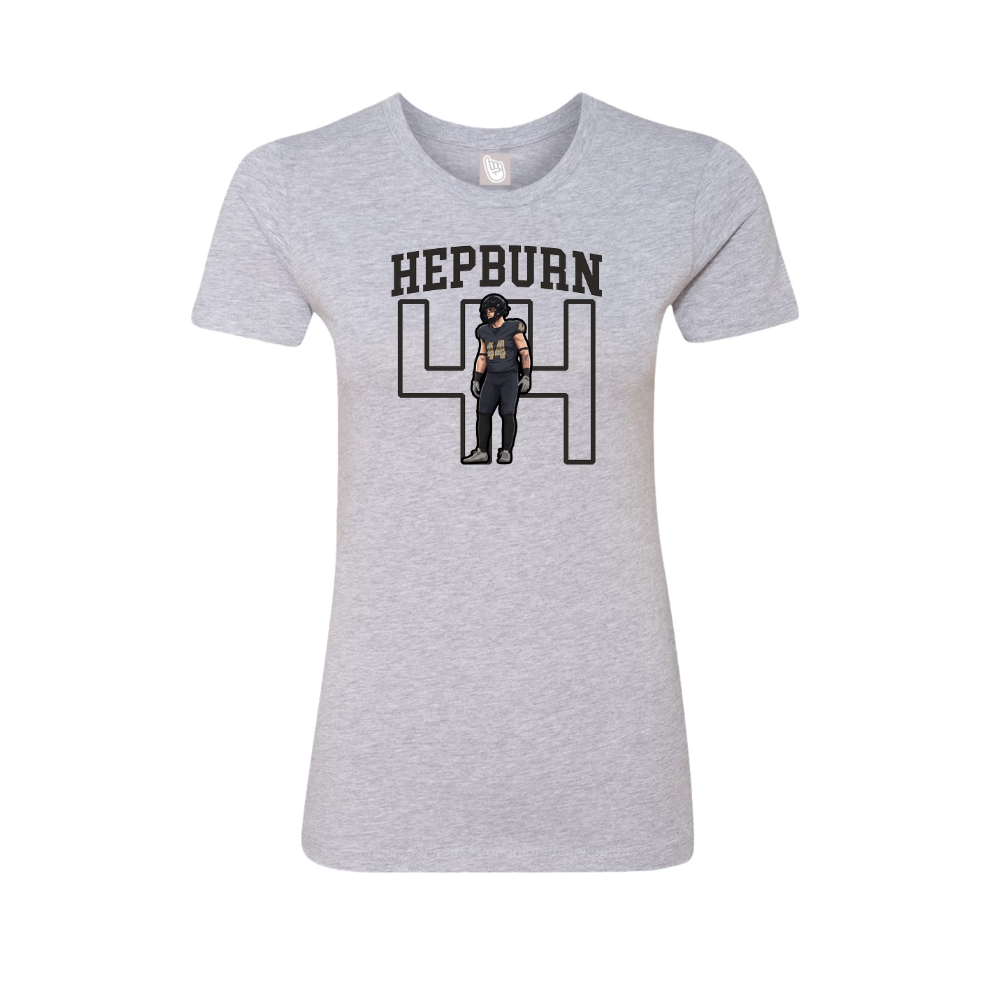 Fitted Women's Tee — Shirsey in Grey